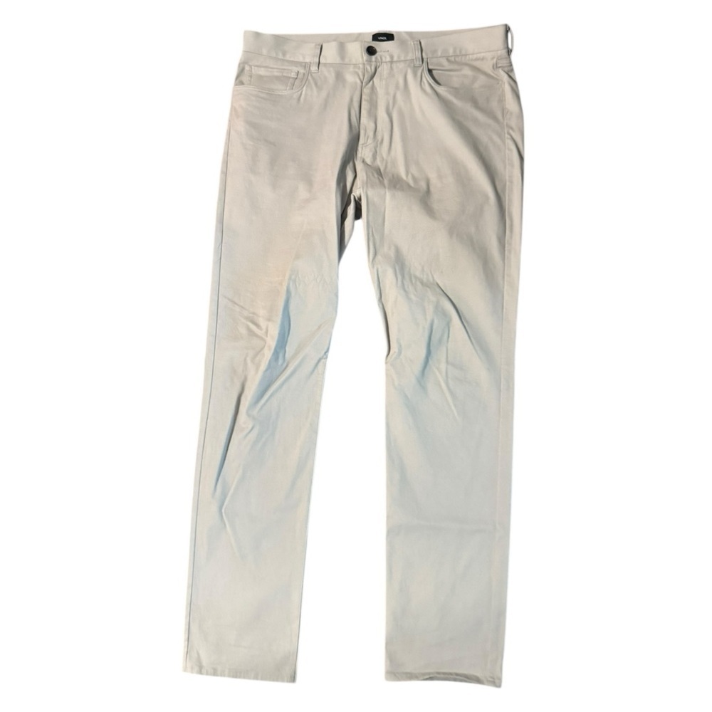 VINCE Pants Men’s 36x33 Khaki Chinos Trousers Cotton Casual Straight Leg XTwill